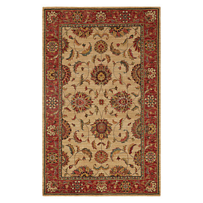 Living Treasures Runner Rug, Ivory/Rust Living Treasures Runner Rug, Ivory/Rust